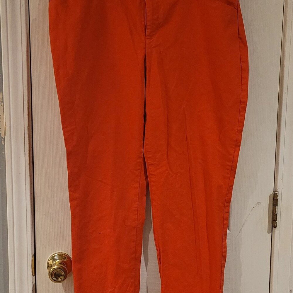Gap Orange Khakis size 12